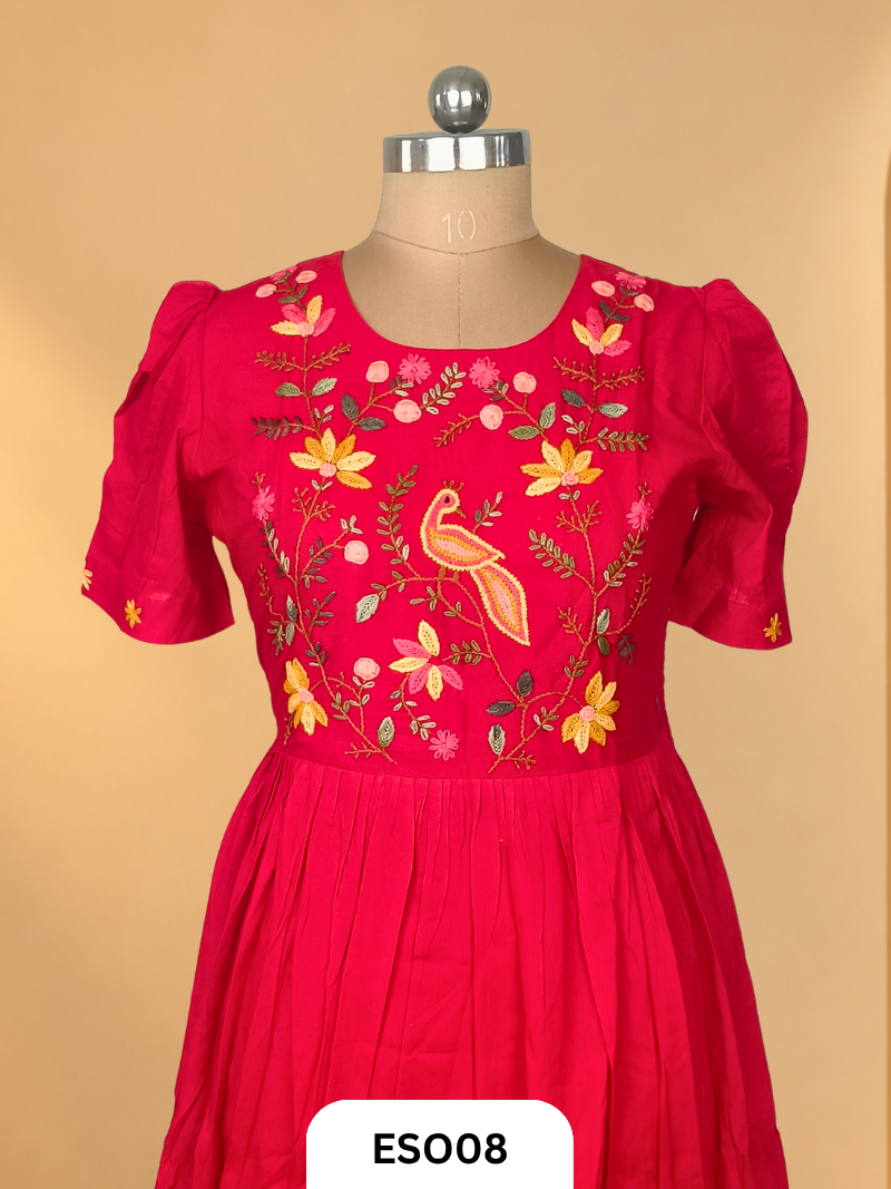 Premium Hand embroidery Gown
