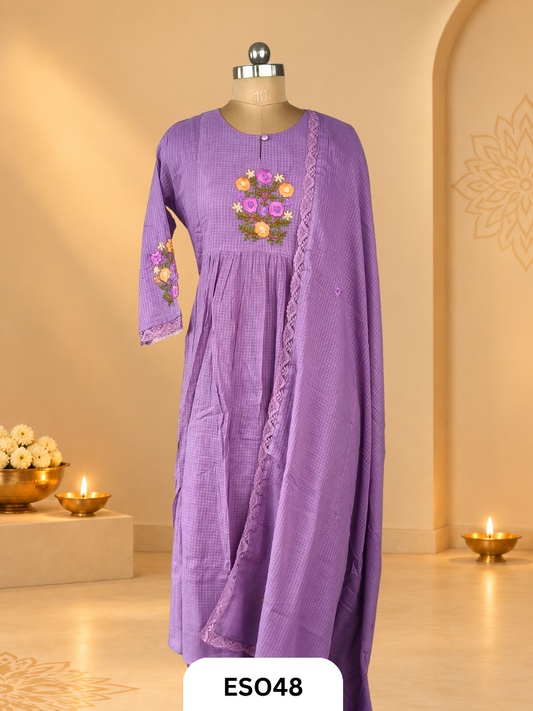 Mul Kota hand embroidery work 3 Pcs Set
