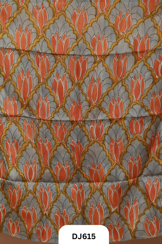 Tussar Hand Paint  Blouse
