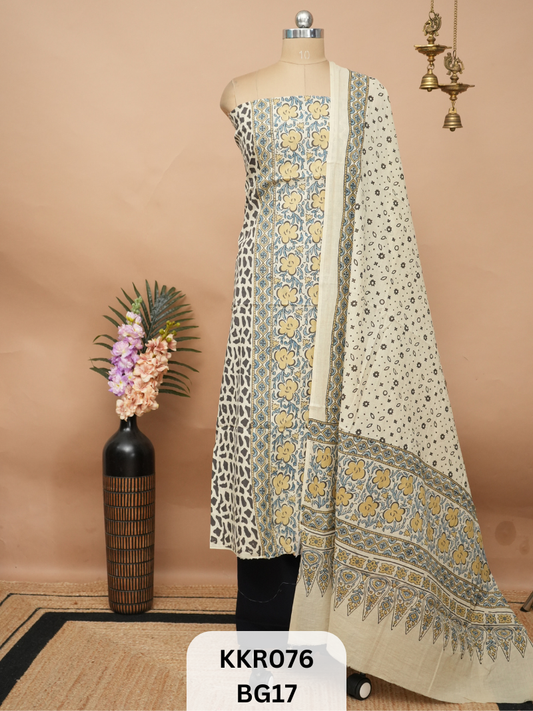 COTTON AJRAKH SALWAR SUIT