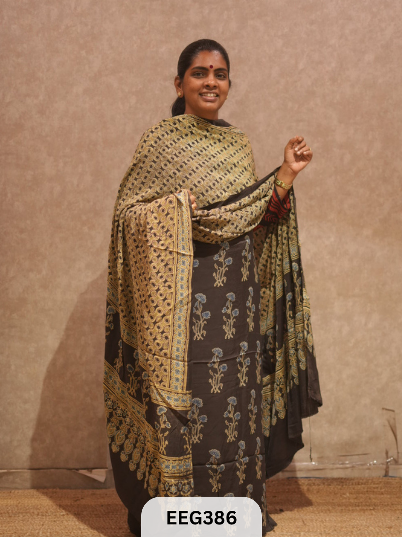 AJRAKH MODAL 2  PCS-UNSTITCHED