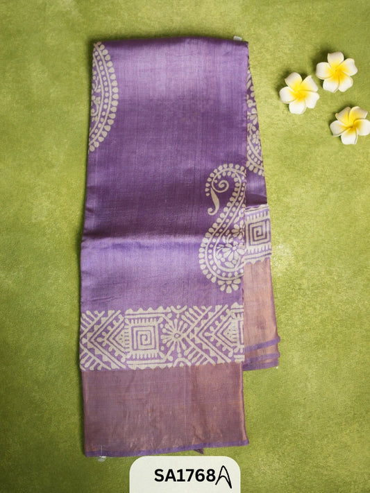 Pure Tussar Silk Saree