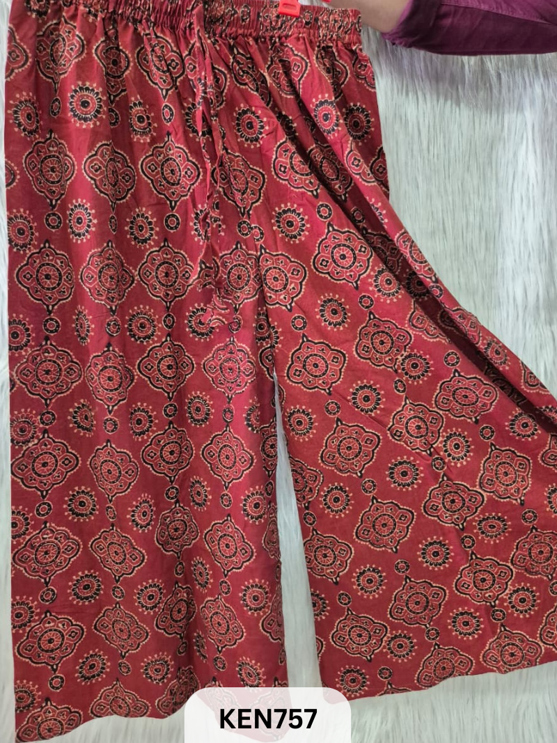 COTTON NATURAL PROCESS PALAZO (22-40INCH)