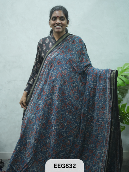 KOTA DORIA AJRAKH SAREE