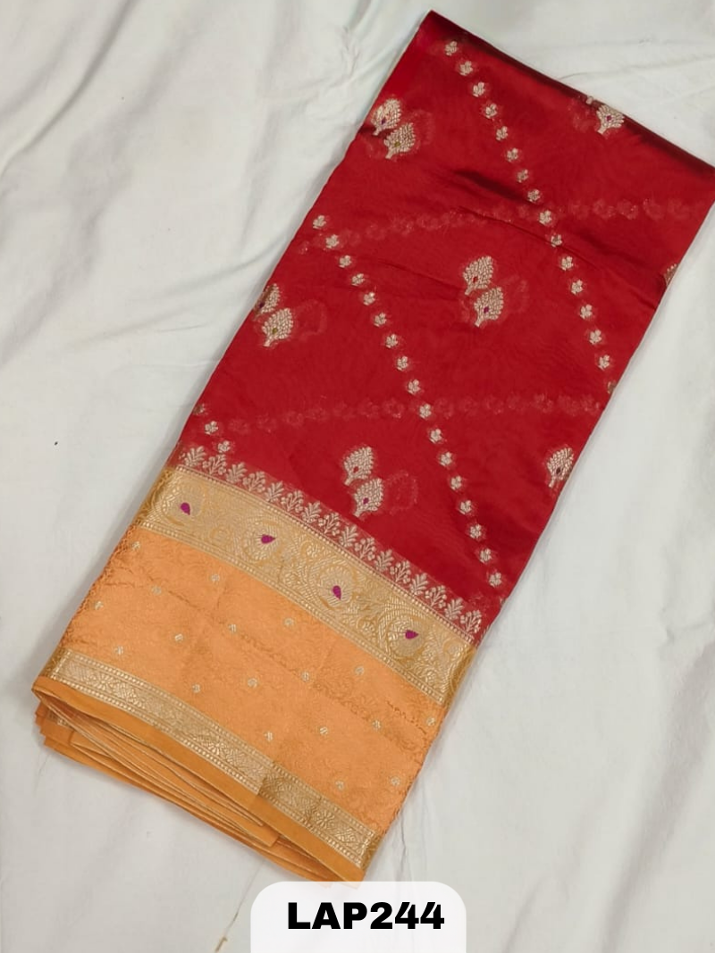 Banaras kora dupion silk saree