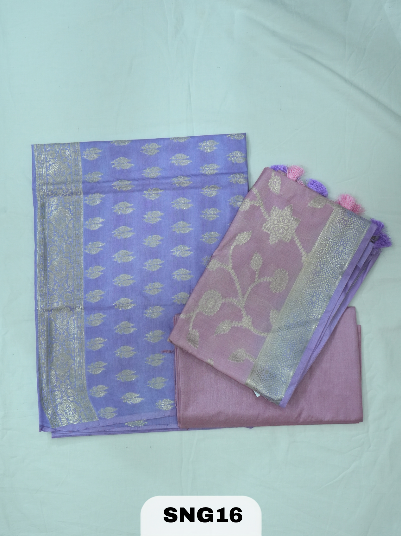 Banarasi Chiniya Silk 3 Pcs Salwar Suit