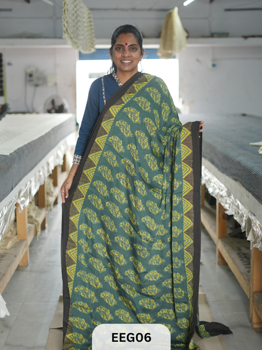 AJRAKH MODAL SAREE