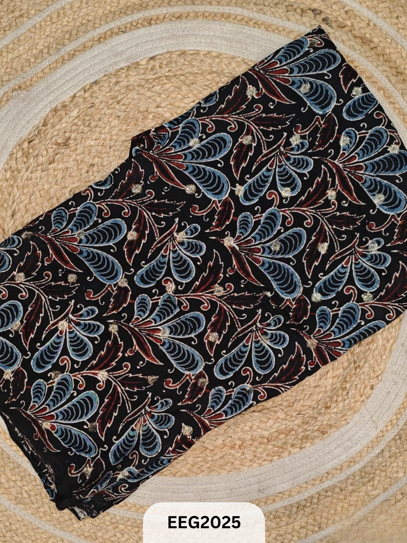 DOLA SILK AJRAKH FABRIC-1MTR