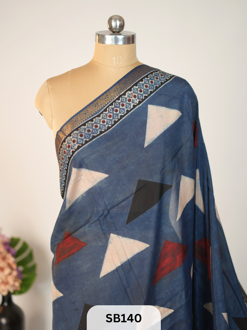 CHENNURI SILK WITH KANCHI BORDER