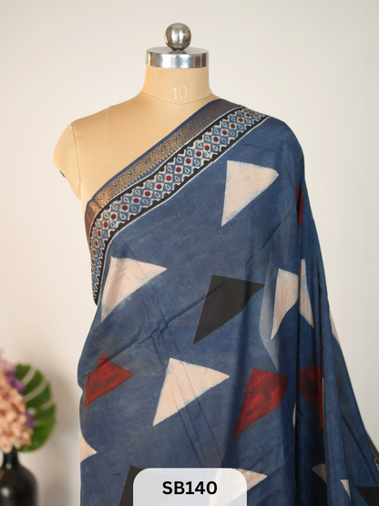 CHENNURI SILK WITH KANCHI BORDER