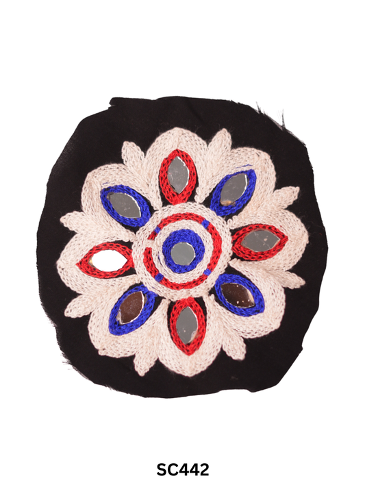 BHUJODI HANDCRAFTED PATCH - "5 X 5 INCH" CIRCLE