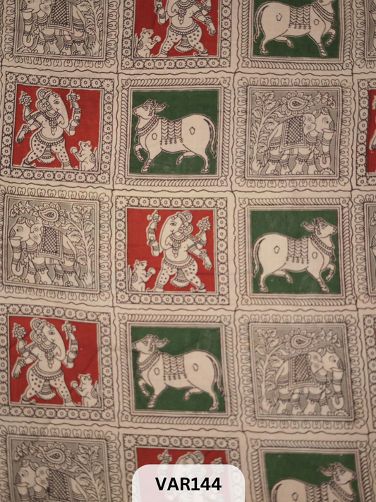 KALAMKARI HANDBLOCK PRINT- FABRIC -1mtr