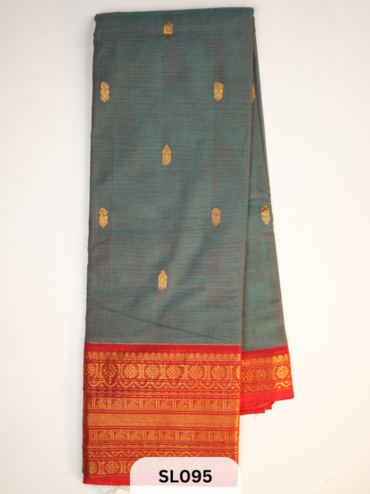 Chettinad Cotton Saree with Rich Pallu