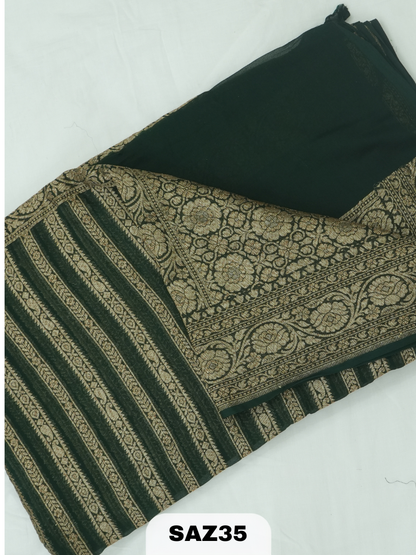 BANARAS ANTI KHADI GEORGET SAREE