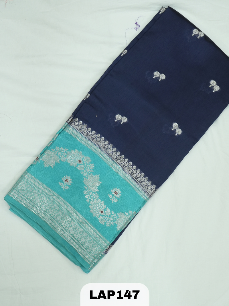 Banaras kora dupion silk saree