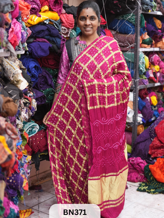 SEMI TISSUE GARCHOLA SAREE WITH LAGDI PATTA