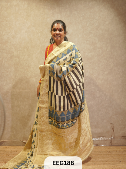 AJRAKH DOLA SILK SAREE