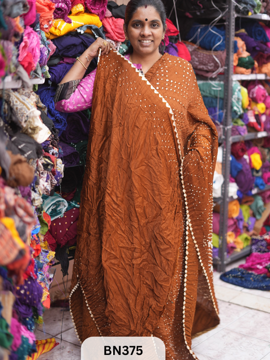 SEMI TISSUE AAMBADAL SAREE WITH LAGDI PATTA
