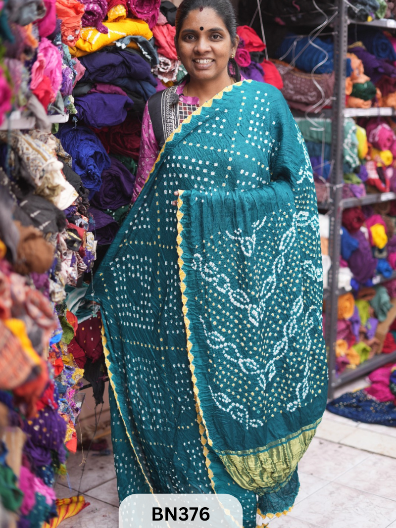 SEMI TISSUE AAMBADAL SAREE WITH LAGDI PATTA