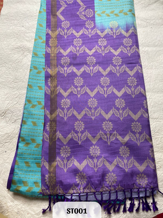 Blended silk saree