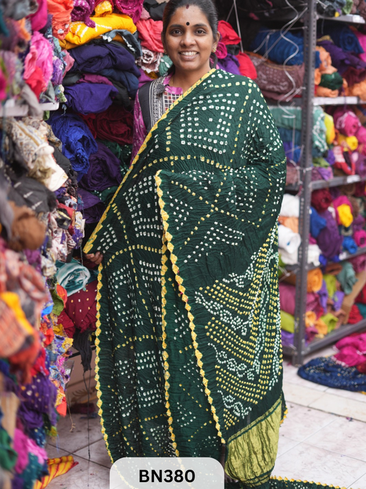 SEMI TISSUE AAMBADAL SAREE WITH LAGDI PATTA