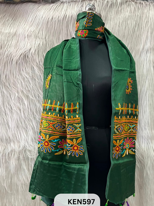 MUSHRU HAND AARI WORK STOLE