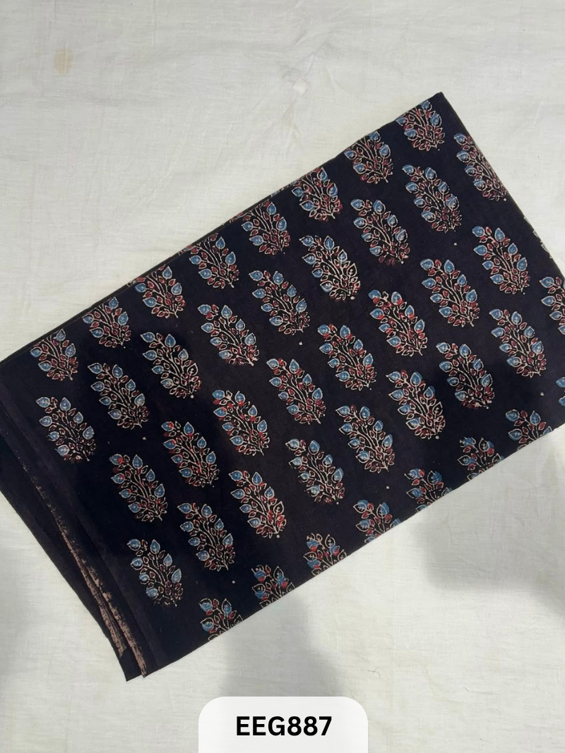 COTTON AJRAKH FABRIC-1MTR