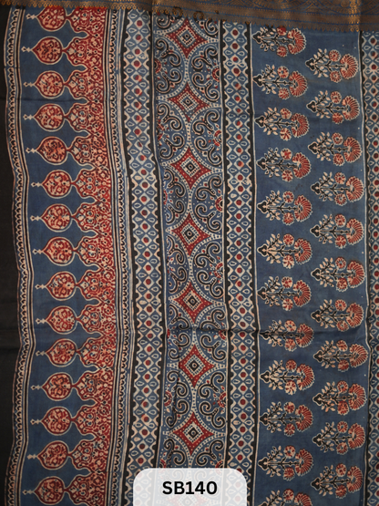 CHENNURI SILK WITH KANCHI BORDER
