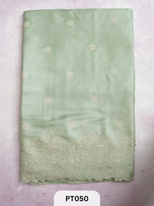 SOFT SILK WITH HEAVY EMBROIDARY WORK
