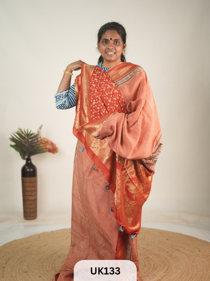 DOLA AJRAKH SAREE