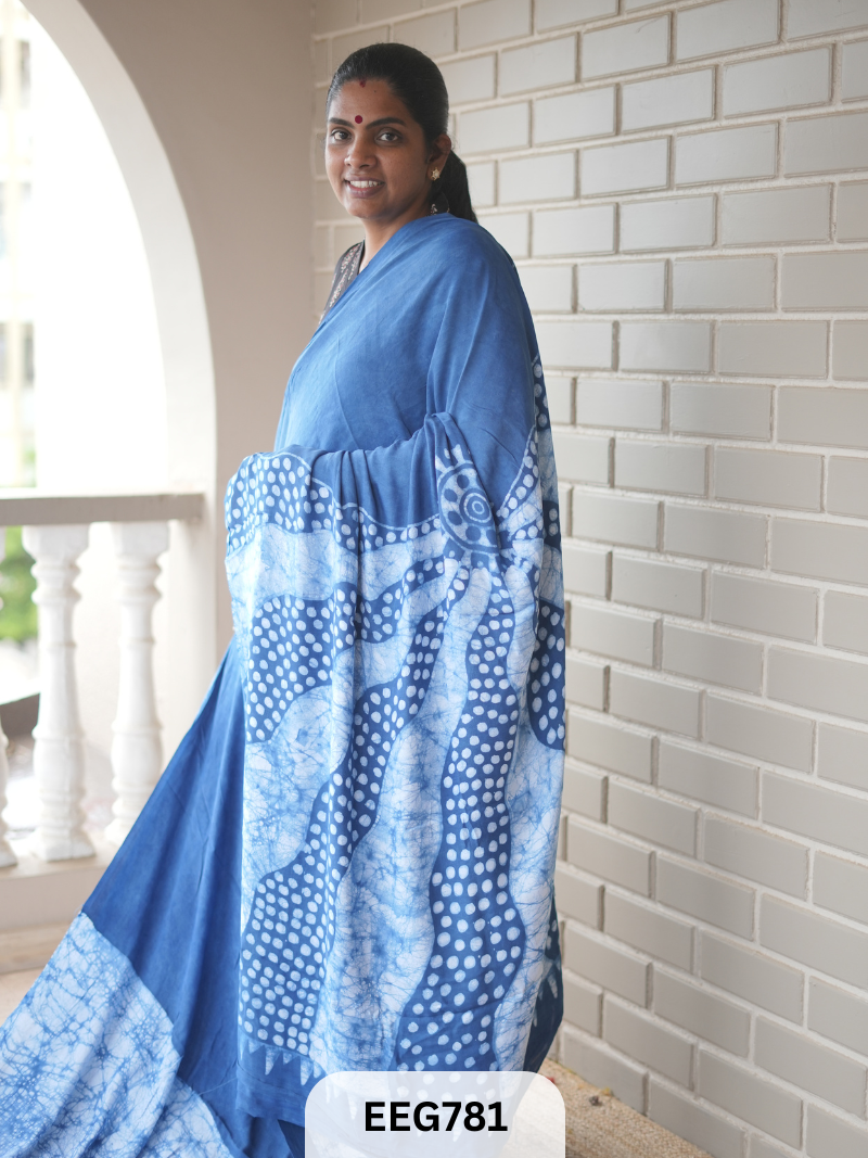BATIK PRINT MODAL SAREE