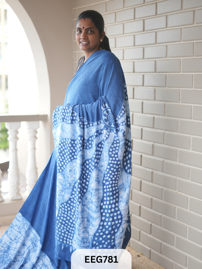 BATIK PRINT MODAL SAREE