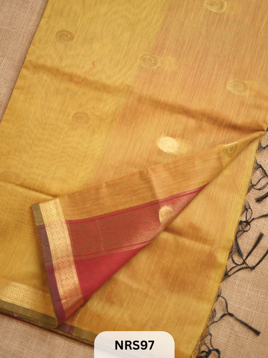 CHANDERI INSPIRED MAHESWARI SAREE