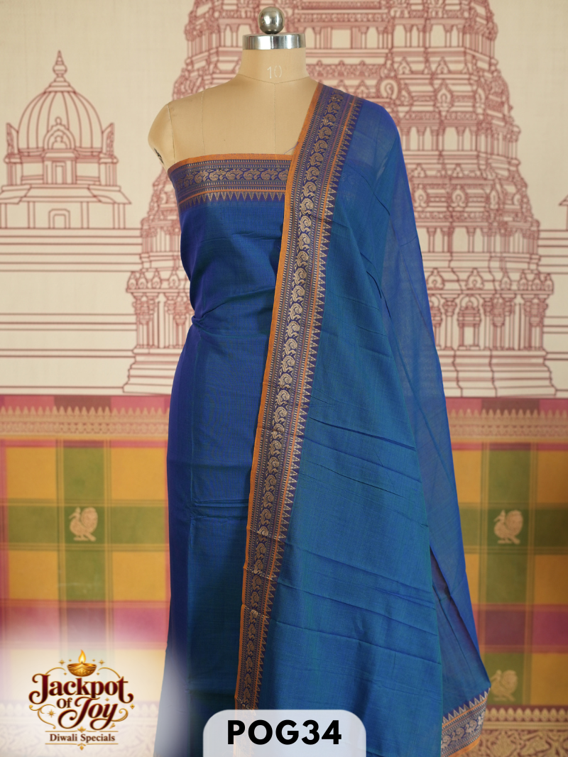 Narayanpet 2 Pcs salwar set-Top-4.50 mtr