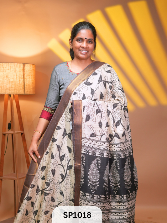 Kalamkari Chennuri Silk saree Ravi Sun Kalamkari