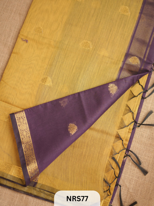 CHANDERI INSPIRED MAHESWARI SAREE