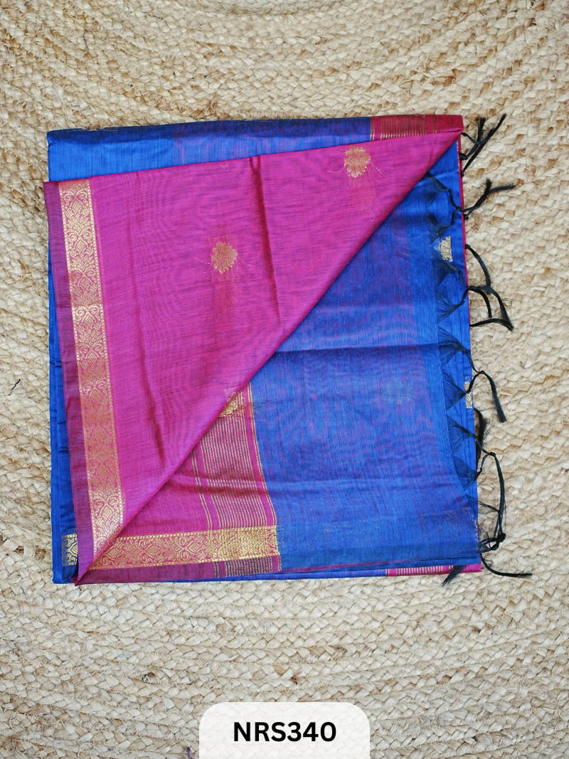 CHANDERI INSPIRED MAHESWARI SAREE
