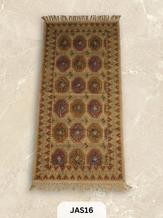 KALAMKARI PRINT FLOOR MAT (2X4 FEET)