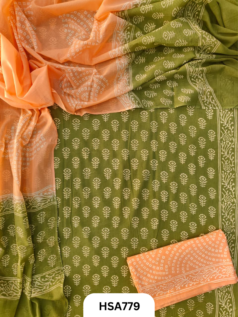 Exclusive Discharge Print Salwar Suit 3pcs