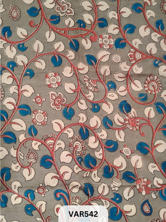 Kalamkari Hand printed - Fabric -2.5mtrs