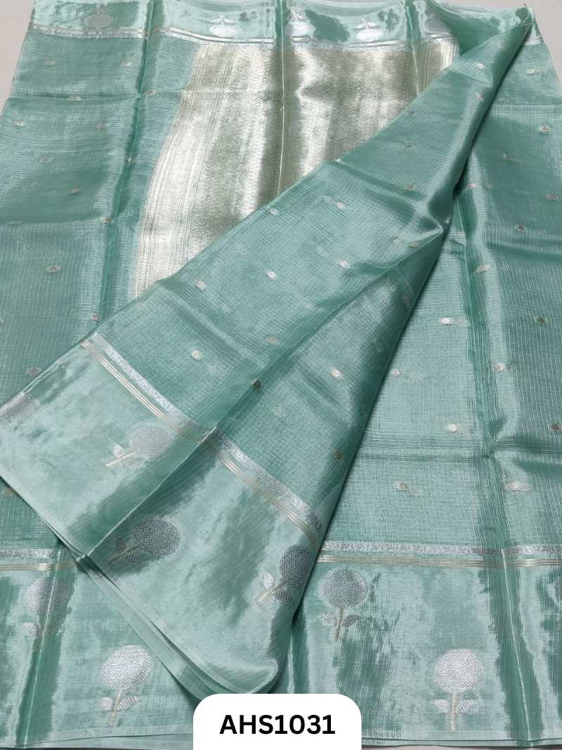 Kota Kataan Silk Weaving Saree With Blouse