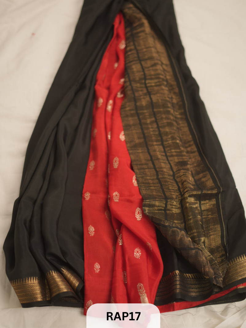 SEMI MYSORE CREPESILK SAREE