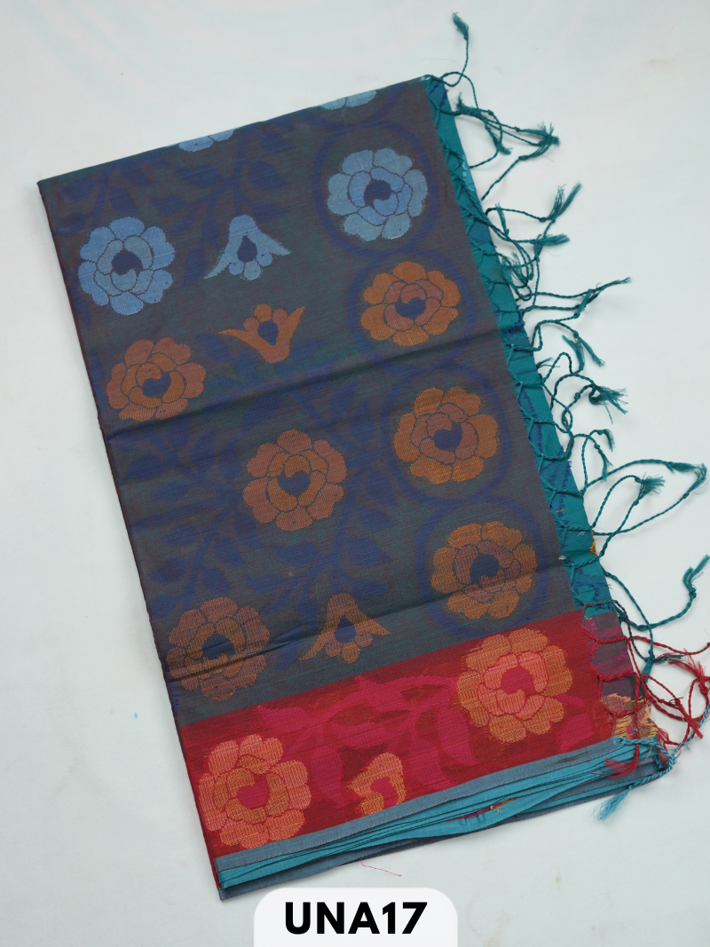 Bangladesh dhakai handloom saree with tassels