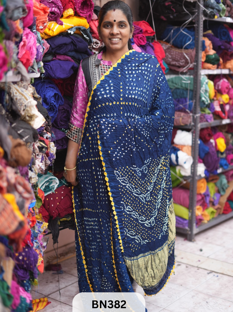 SEMI TISSUE AAMBADAL SAREE WITH LAGDI PATTA