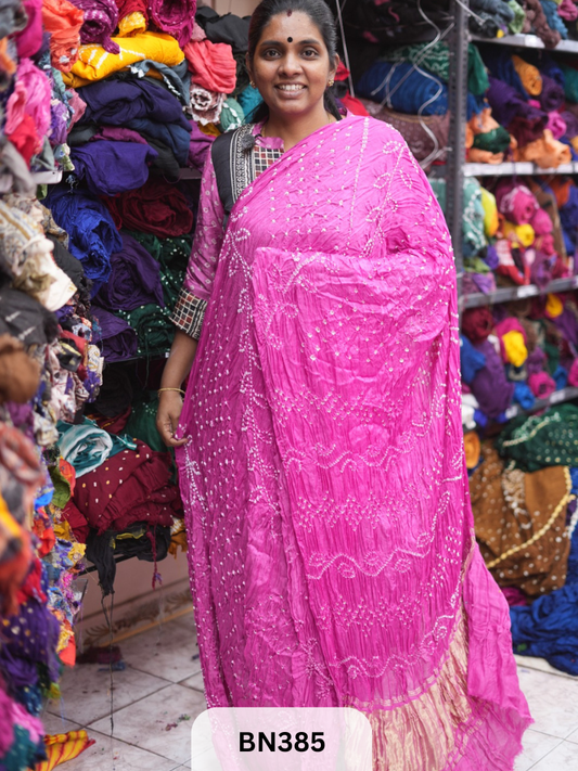 SEMI TISSUE AAMBADAL SAREE WITH LAGDI PATTA