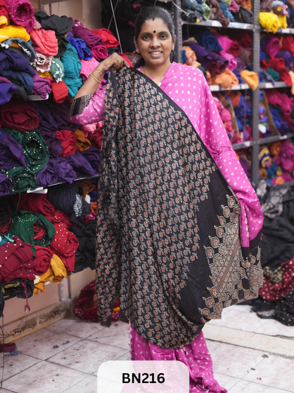 AJRAKH BANDHEJ SAREE - BEST BUY
