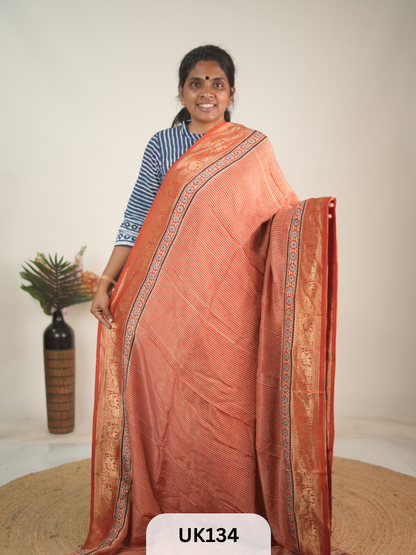DOLA AJRAKH SAREE