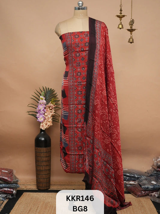 MODAL AJRAKH SALWAR SUIT