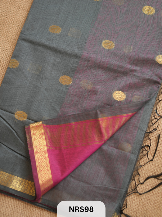 CHANDERI INSPIRED MAHESWARI SAREE