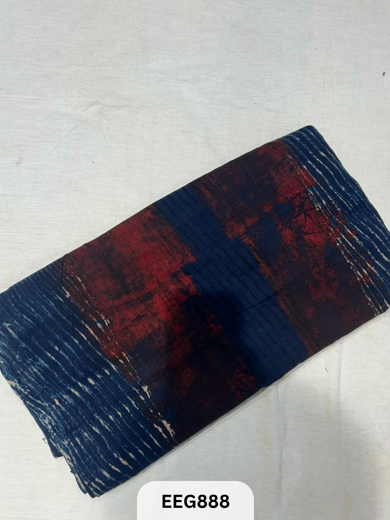 COTTON AJRAKH FABRIC-1MTR